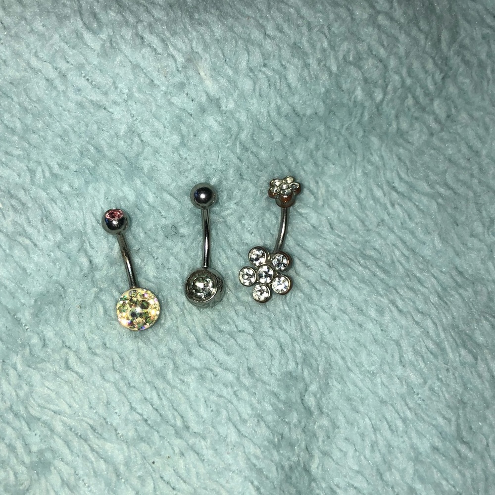 Bellybutton ring bundle